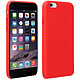 Avizar Coque iPhone 6 et 6S Silicone Semi-rigide Mat Finition Soft Touch Rouge - Préserve efficacement votre smartphone contre les chocs et les rayures du quotidien.