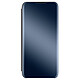 Avizar Étui Clear View Samsung Galaxy A22 5G Design Miroir Support Vidéo noir - Étui spécialement conçu pour votre Samsung Galaxy A22 5G