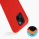 Avis Avizar Coque iPhone 13 Mini Finition Soft-touch Silicone Semi-rigide rouge