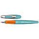 HERLITZ Stylo plume my.pen, plume: M, turquoise/orange Stylo plume