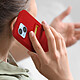 Avis Avizar Coque pour iPhone 14 Silicone Souple Porte-carte Fine Légère  rouge