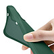 Avizar Coque pour Samsung Galaxy S24 Soft Touch Mat Silicone Flexible Vert Foncé pas cher