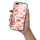 LaCoqueFrançaise Coque iPhone 7 Plus/ 8 Plus Coque Soft Touch Glossy Botanic Amour Design pas cher