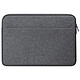 Dux Ducis Sacoche pour Ordinateur Portable de 13 à 13.9 Pouces Étanche Gris Foncé - Pochette Antichoc Gris pour transporter aisément votre ordinateur portable