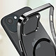 Acheter Avizar Coque MagSafe pour iPhone 15 Plus Silicone Protection Caméra  Contour Chromé Noir