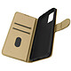 Avizar Étui Oppo A54 5G et A74 5G Protection avec Porte-carte Fonction Support doree Compartiments intégrés à la doublure du clapet pour y glisser vos cartes et billets