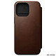 Acheter Nomad Folio Modern Cuir pour iPhone 15 Pro Max Marron