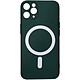 Avizar Coque MagSafe pour iPhone 11 Pro Soft Touch Finition Mate Bords Surélevés  vert foncé Coque MagSafe conçue spécialement pour votre Apple iPhone 11 Pro