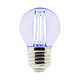 elexity - Ampoule LED Déco filament bleu 3W E27 Sphérique elexity - Ampoule LED Déco filament bleu 3W E27 Sphérique