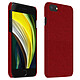 Avizar Coque pour iPhone SE 2020 / 8 / 7 Rigide Finition Tissu Ultra-fine Lavable à l'eau Rouge Coque Rouge en Tissu, iPhone SE 2022