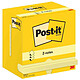 POST-IT Bloc-note adhésif Z-Notes, 127 x 76 mm, jaune Notes repositionnable