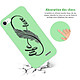 Avis Evetane Coque iPhone 7/8/ iPhone SE 2020 Silicone Liquide Douce vert pâle Love Life