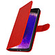 Avizar Étui pour Oppo Find X5 Clapet Portefeuille Support Vidéo  Rouge Étui violet de la série Chesterfield spécialement conçu pour Oppo Find X5