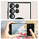 Avizar Coque MagSafe pour Samsung S23 Ultra silicone protection caméra Transparent / Vert pas cher