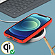 Acheter Avizar Coque Apple iPhone 12 Pro Max Semirigide Finition Soft Touch Compatible QI rouge