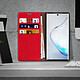 Avis Avizar Etui folio Rouge Cuir Véritable pour Samsung Galaxy Note 10 Plus