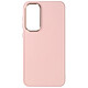 Avizar Coque pour Samsung Galaxy S23 FE Rigide Contour Caméra Métallisé Rose Poudré - Matériau en polycarbonate offrant une défense efficace contre les rayures et impacts