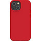 BigBen Connected Coque pour iPhone 13 mini Rigide en Silicone Soft Touch Rouge - Revêtement anti-traces et anti-dérapant