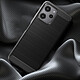 Avis Avizar Coque pour Xiaomi Redmi 12 Silicone Souple Renforcé Effet Carbone Brossé Noir