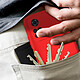Avizar Coque pour Xiaomi Poco M4 Pro 4G Silicone Semi-rigide Finition Soft-touch Fine  rouge pas cher