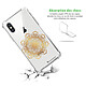 Avis LaCoqueFrançaise Coque iPhone X/Xs anti-choc souple angles renforcés transparente Motif Mandala Or