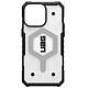 UAG Coque MagSafe pour iPhone 15 Pro Max Anti chutes 5,4m Pathfinder Series Transparent Coque Magsafe Transparent en Silicone, iPhone 15 Pro Max