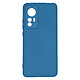Avizar Coque pour Xiaomi 12 et 12X Silicone Semi-rigide Finition Soft-touch Fine bleu Coque Bleu en Polycarbonate, Xiaomi 12X