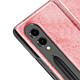 Avizar Étui pour Samsung Tab S9 Plus Clapet Support Rotatif 360°  Rose pas cher