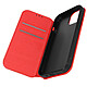 Avizar Étui pour iPhone 15 Pro Porte-carte Support Vidéo Clapet Magnétique  Rouge Étui portefeuille rouge spécifiquement conçu pour votre iPhone 15 Pro