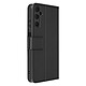 Avizar Étui pour Samsung A05s Clapet Portefeuille Support Vidéo  Noir - Etui en éco-cuir, série Essential, conçu pour Samsung Galaxy A05s 4G