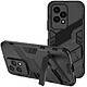 Avizar Coque pour Honor 200 Lite Antichoc avec Béquille Support Vidéo Noir - Offrez une protection robuste contre les rayures, les chocs et les glissements à votre téléphone