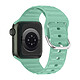 Avizar Bracelet pour Apple Watch 41mm et 40mm et 28mm Silicone Ajustable Fermoir Ardillon  Turquoise - Bracelet en silicone spécifiquement conçu pour Apple Watch Series 9, 8 et 7 41mm / Series SE 2022, SE, 6, 5, et 4 40mm / Series 3, 2 et 1 38mm