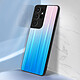Acheter Avizar Coque Samsung Galaxy S21 Ultra Bi-matière Holographique Brillant Rose et bleu