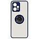 Avizar Coque pour Realme 9 Pro Plus et 9 4G Bi-matière Bague Métallique Support Vidéo  Bleu - Bague de maintien à l'arrière pour une utilisation sécurisée en toutes circonstances