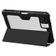 Nillkin Étui Antichoc pour iPad Mini 6 2021 Cache Caméra Coulissant Bumper Pro Noir Etui folio Noir en Eco-cuir, iPad Mini 6 2021