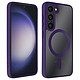 Acheter Avizar Coque MagSafe pour Samsung Galaxy S23 Plus Dos Rigide Contour Silicone Mat  Violet Foncé