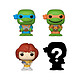 Les Tortues Ninja - Pack 4 figurines Bitty POP! Leonardo 2,5 cm Pack 4 figurines Les Tortues Ninja Bitty POP! Leonardo 2,5 cm.