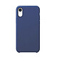 Acheter LaCoqueFrançaise Coque iPhone Xr silicone liquide Bleu Foncé