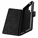 Avizar Housse pour Samsung S24 Ultra Portefeuille Clapet Support Vidéo Noir Housse de protection de la série Tender Book, pratique et élégante pour Samsung S24 Ultra