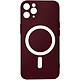 Avizar Coque MagSafe pour iPhone 11 Pro Soft Touch Finition Mate Bords Surélevés  bordeaux Coque MagSafe conçue spécialement pour votre Apple iPhone 11 Pro