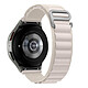 Avizar Bracelet pour Samsung Galaxy Watch 5 / 5 Pro / 4 Nylon Ajustable Boucle Alpine  Blanc - Un bracelet conçu exclusivement pour Samsung Galaxy Watch 5 / 5 Pro / 4