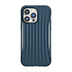 Raptic Coque pour iPhone 14 Pro Max Clutch Shockproof 3M avec motif rayures Bleu Élégante et antichoc