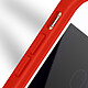 Avizar Coque iPhone 7 Plus et 8 Plus Dos Plexiglas Avant Polymère Contour Rouge pas cher