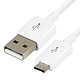 Samsung Câble Micro-USB USB Original  1m Charge & Synchro Blanc