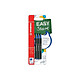 STABILO Blister de 3 recharges STABILO EASYoriginal 0,5 mm Bleu effaçable x 10 Recharge pour stylo roller