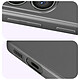 Avizar Coque pour Samsung Galaxy S23 Plus silicone flexible effet métallisé intérieur doux  Gris pas cher