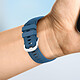 Avizar Bracelet pour Honor Magic Watch 2 46mm Silicone Texturé Bleu pas cher