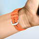Avizar Bracelet pour Honor Magic Watch 2 46mm Silicone Texturé Orange pas cher