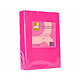 Q-CONNECT Papier couleur multifonction a4 80g/m2 unicolore rose intense ramette 500 feuilles x 5 Papier couleur