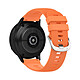 Avizar Bracelet pour Samsung Galaxy Watch Active 2 40mm Silicone Texturé Orange - Bracelet spécifiquement pensé et conçu pour Samsung Galaxy Watch Active 2 40mm